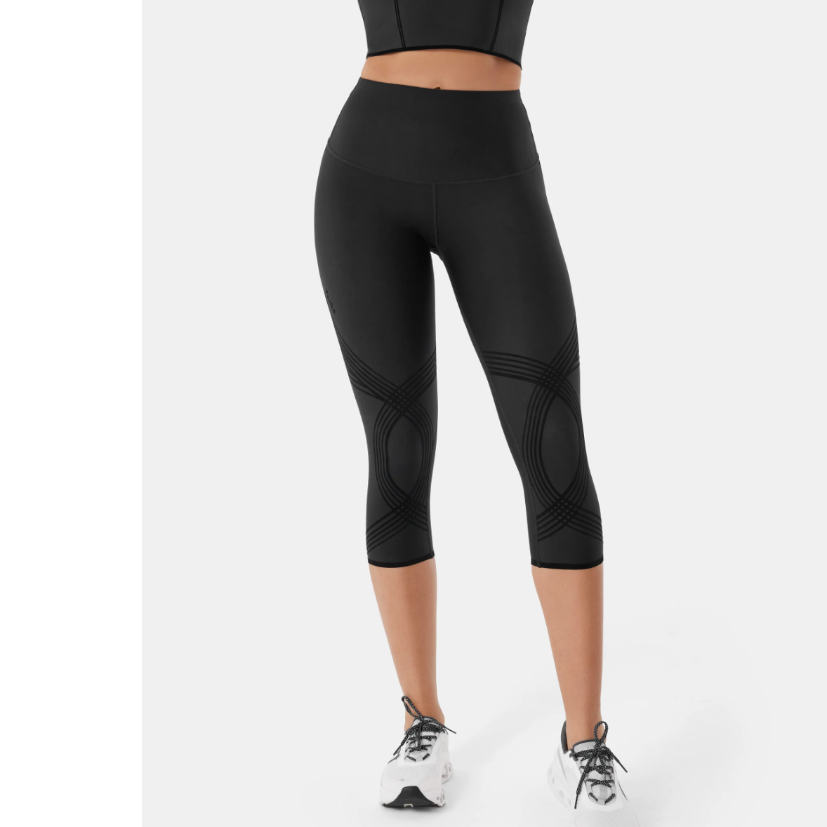 Body Sculpt Capri Leggings (Reversible Wear)