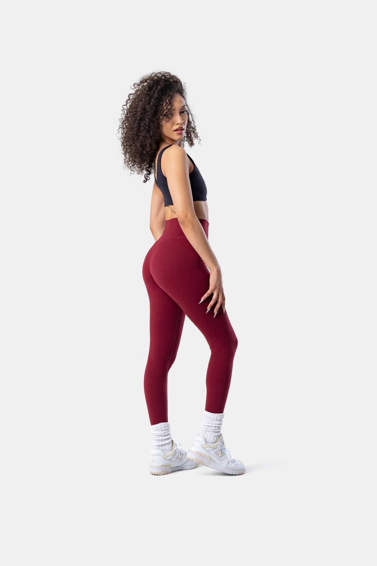Serenity Leggings 25" - Ruby Wine