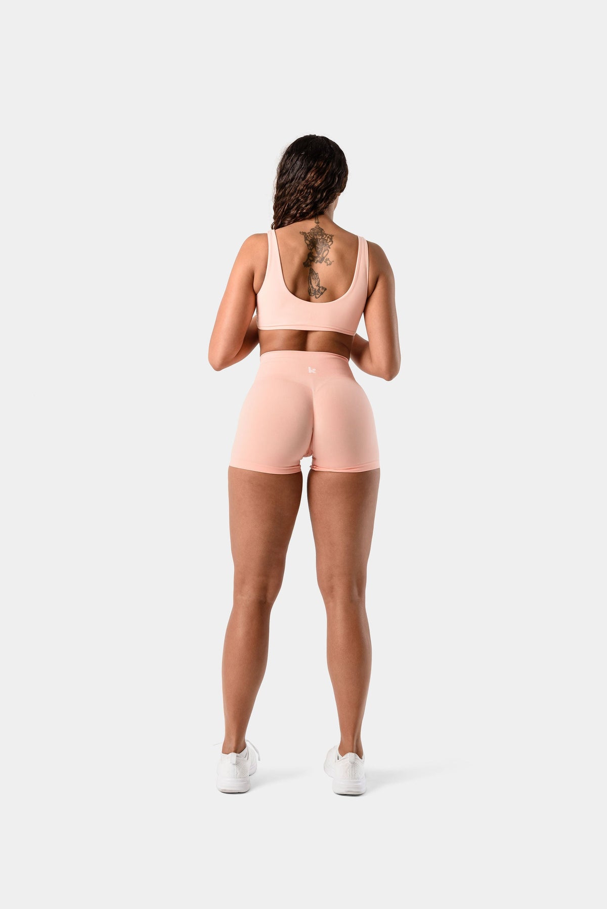 Eos Seamless Scrunch Shorts - Peach Bud