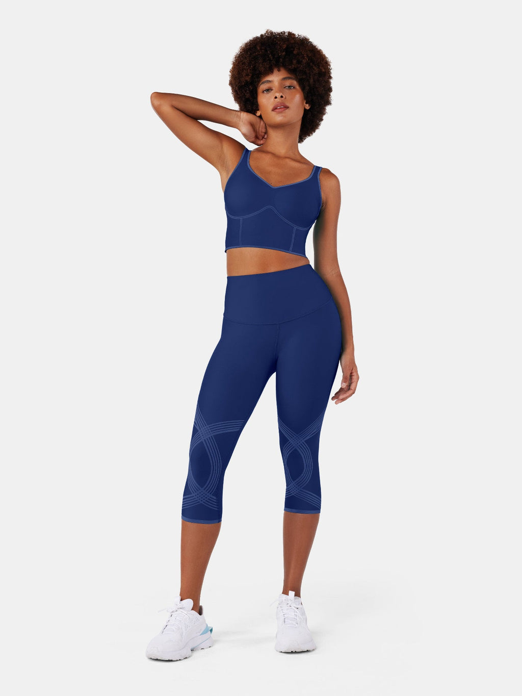 Body Sculpt Capri Leggings (Reversible Wear)