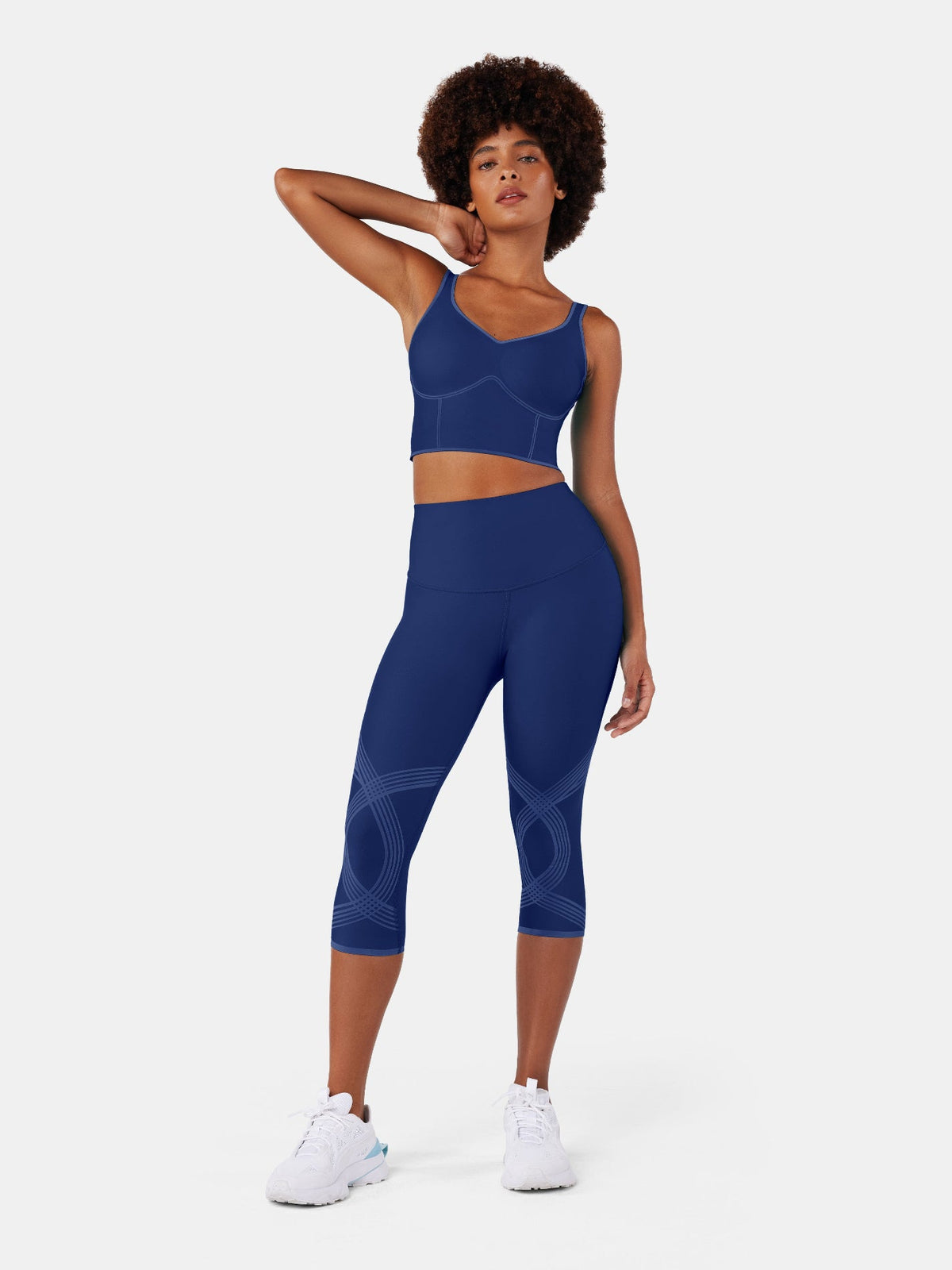 Body Sculpt Capri Leggings (Reversible Wear)
