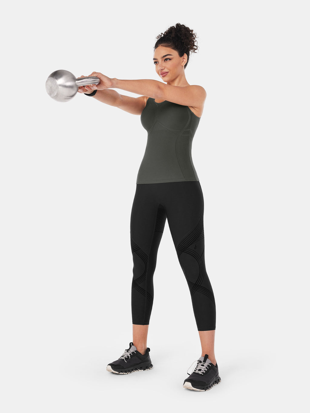 Body Sculpt Long Bra Tank, A-D Cups