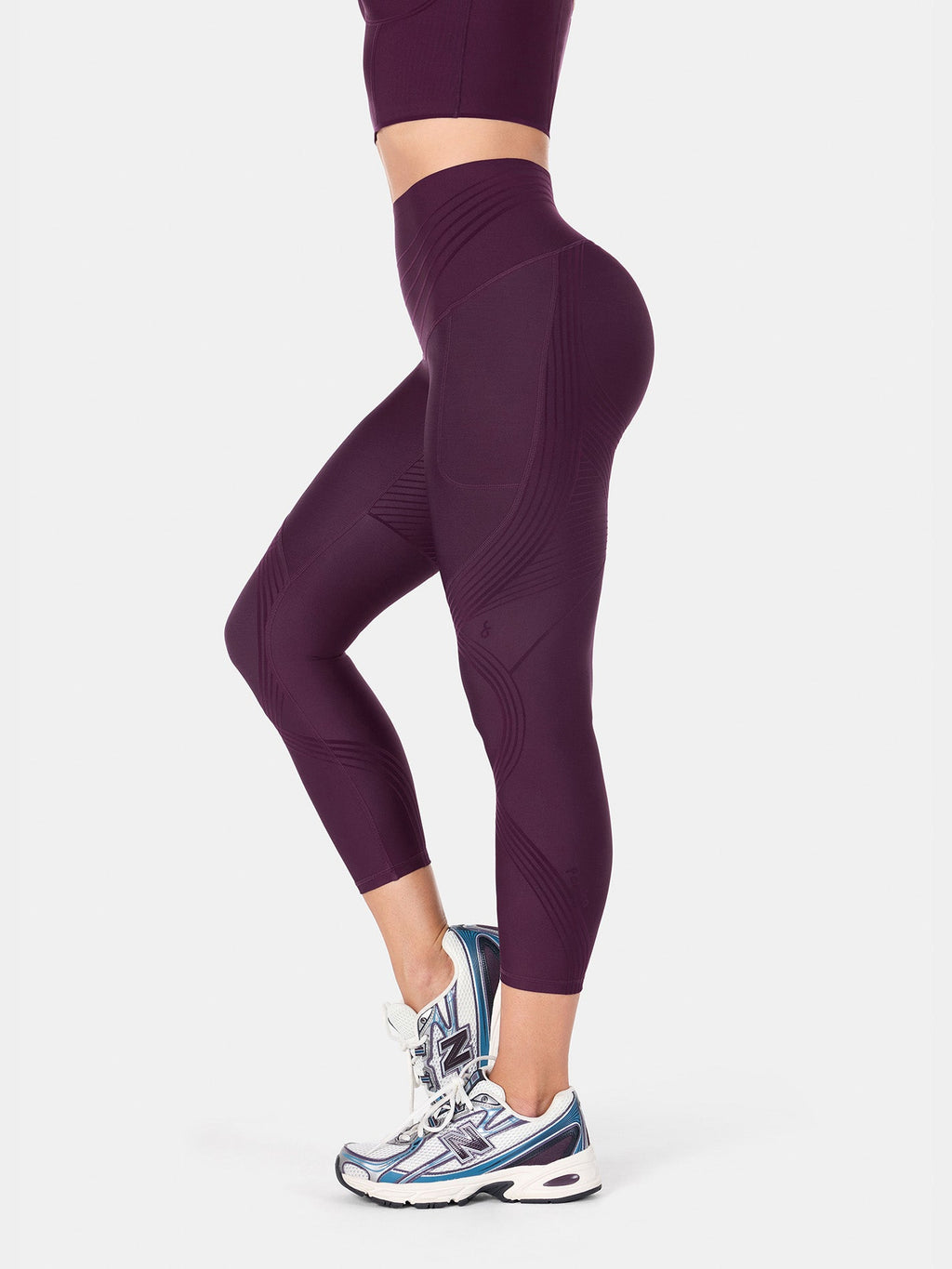 Body Sculpt Side Pocket 7/8 Leggings 2.0 (Reversible Wear)