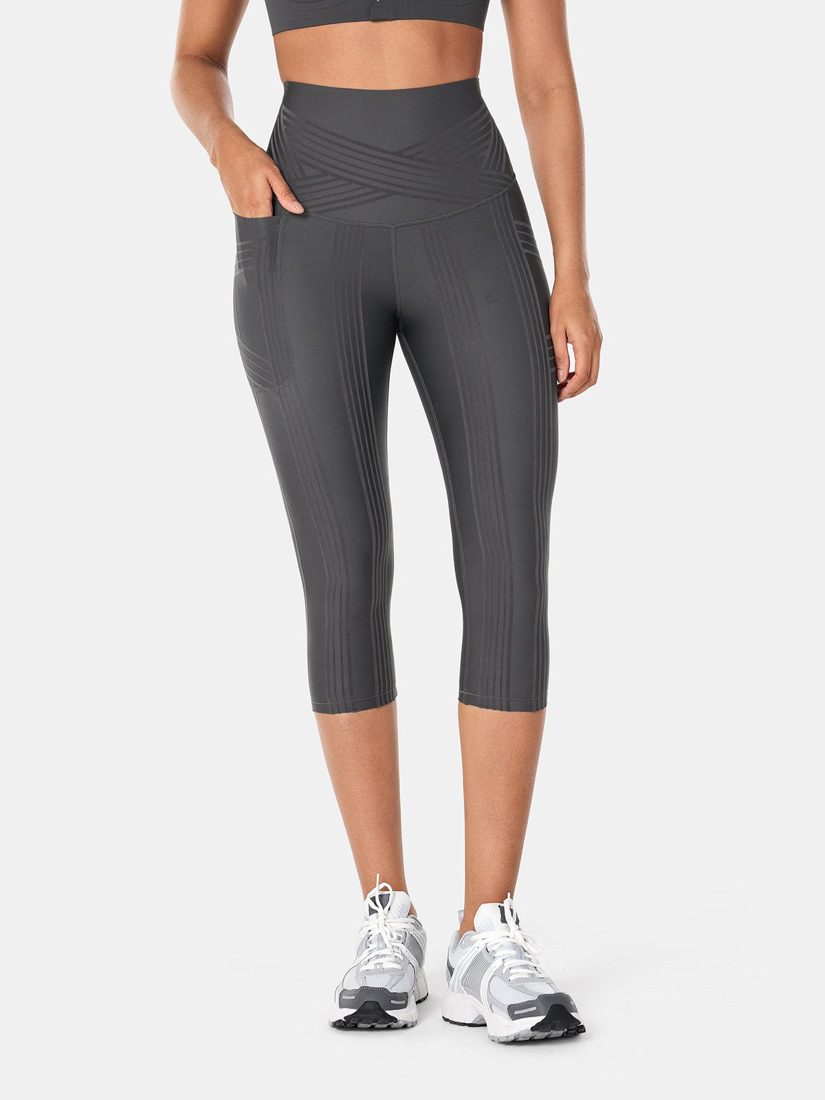 Resistance Capri Leggings (Reversible Wear)